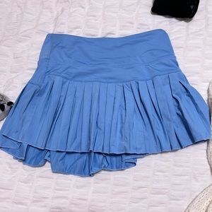 Light blue Gold Hinge Athletic Skirt
